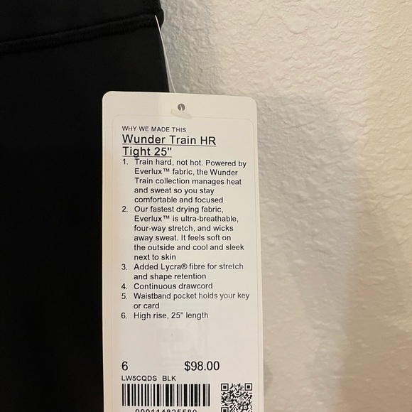 Lululemon Wunder Train HR 25” - Picture 3 of 3